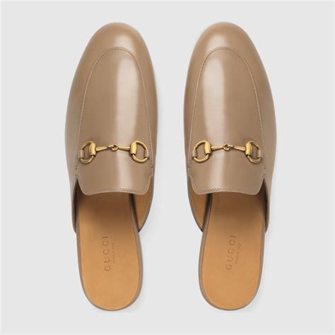 gucci princetown leather slipper women